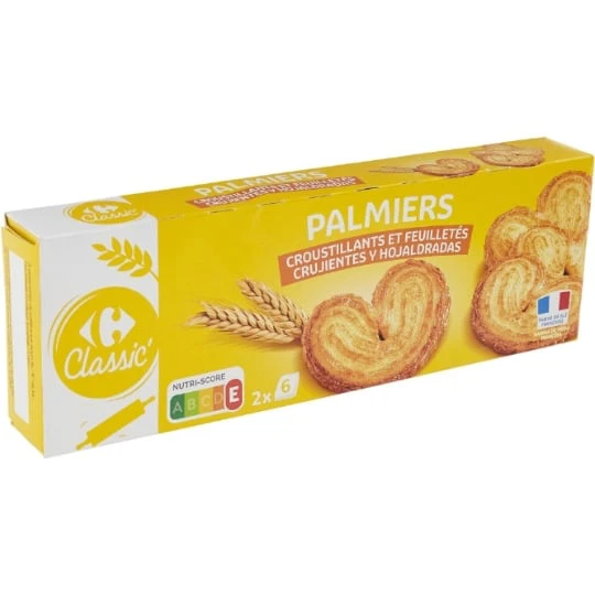 Biscuits palmiers