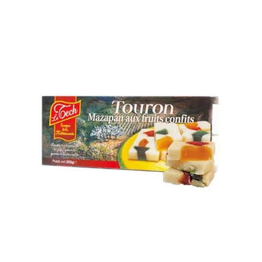 Touron Mazapan Aux Fruits Confits