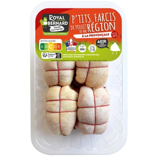 Petit farcis de volaille à la provençale