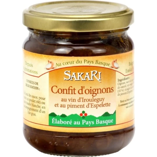 Confit d'oignons vin d'Irouleguy