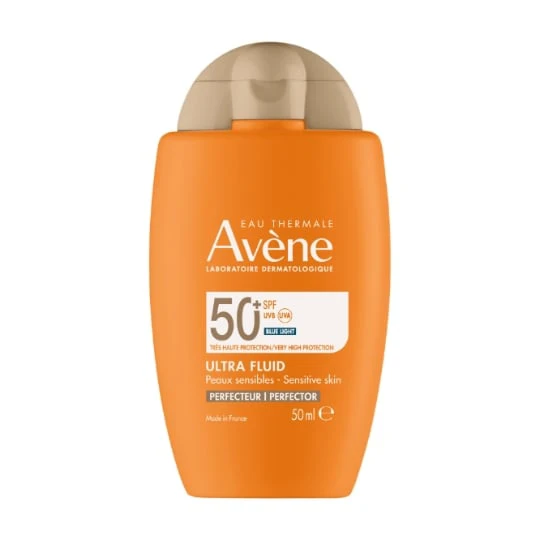 Crème solaire Visage Peau Sensible Très Haute Protection Spf 50 Texture Ultra Fluide