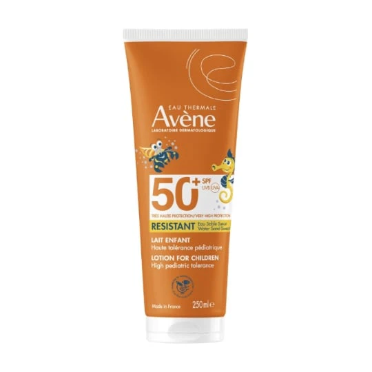 Crème solaire Enfant Visage Corps Très Haute Protection Spf 50+ Résistant à l'Eau