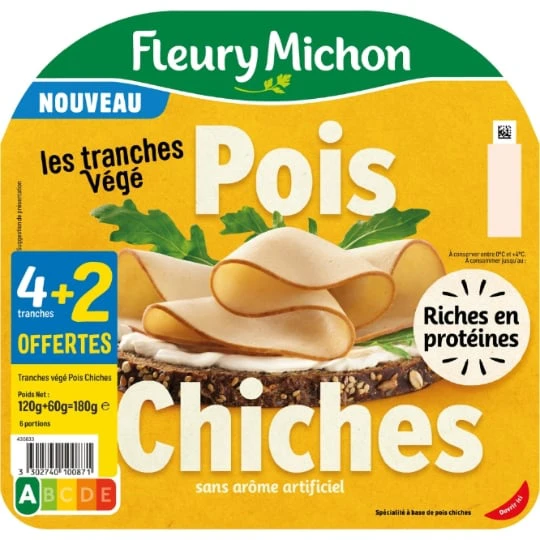 Spécialité Végétale à base de Pois Chiches