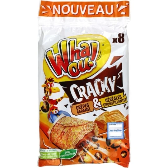 Crêpes caramel/céréales WHAOU!