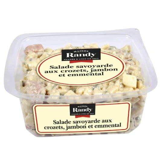 Salade savoyarde aux crozets jambon et emmental