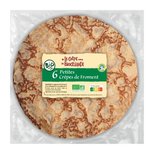 Petites Crêpes Moelleuses Bio