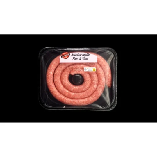 Saucisse  porc et veau roulée