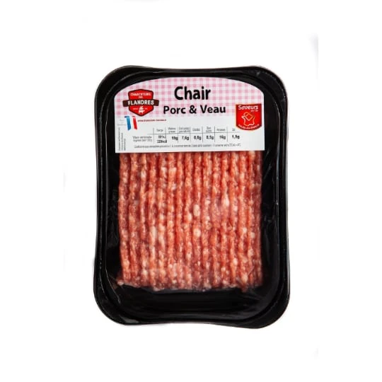 Chair porc et veau