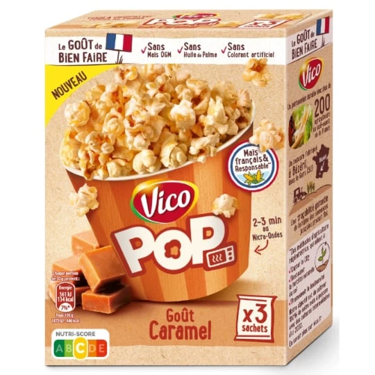 Pop Corn Caramel Micro-Ondable