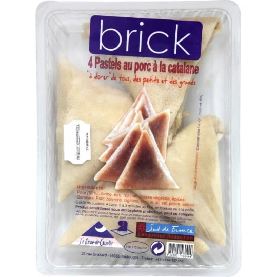 Pastels au porc à la catalane