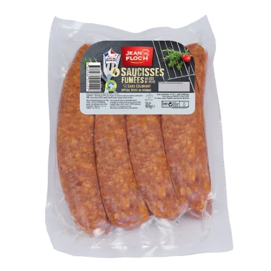 Saucisse fumée au bois de hêtre