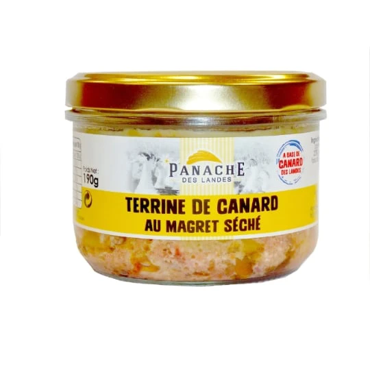 Terrine de canard au magret séché