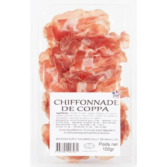 Chiffonade De Coppa