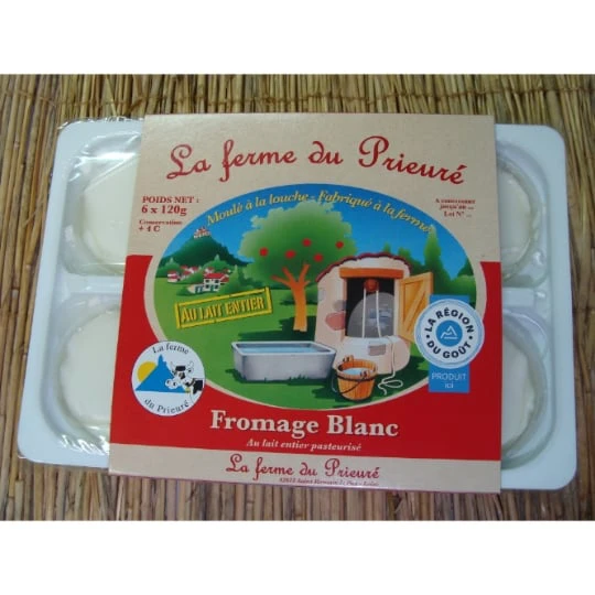 Fromage blanc lait entier pasteurisé