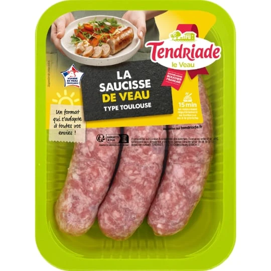 Saucisse veau type Toulouse