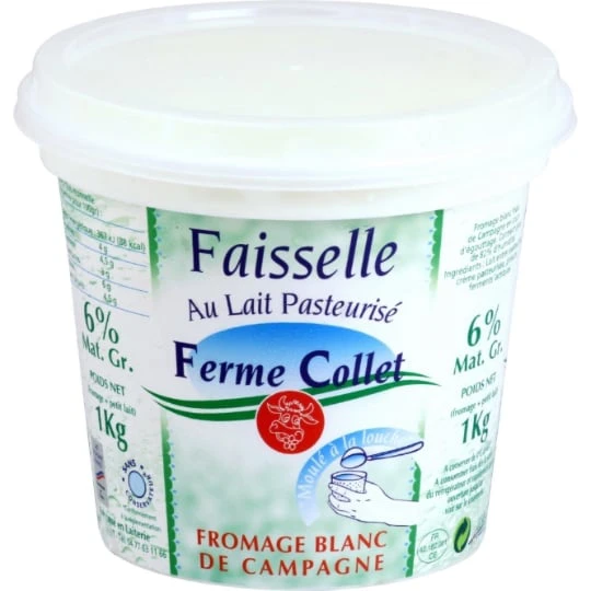 Fromage blanc 6% MG