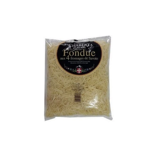 Fromage Rapé pour Fondue : Emmental IGP,Gruyère IGP,Abondance AOP,Beaufort AOP