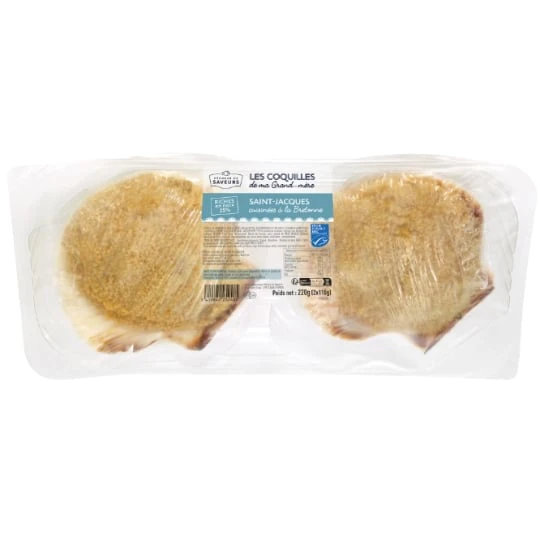 Coquilles saint jacques MSC cuisiné à la Bretonne