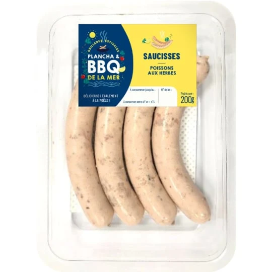 Saucisses de poissons aux herbes