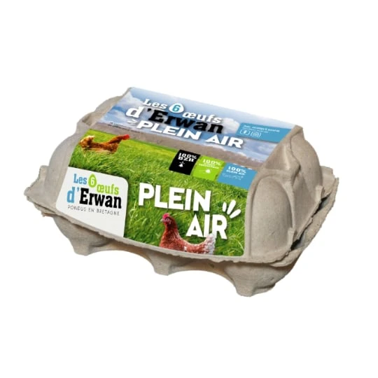 Oeuf plein air gros calibre