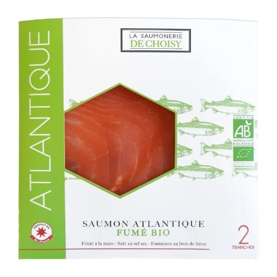 Saumon Fumé Bio Atlantique - 2 Tranches