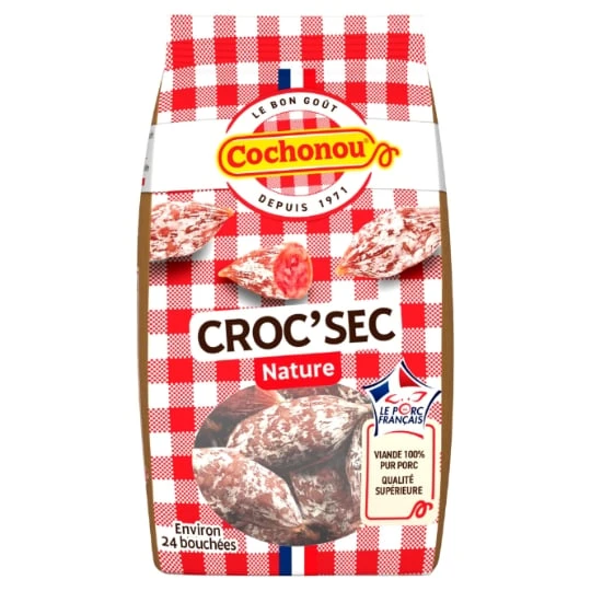 Saucisson Croc'Sec Nature