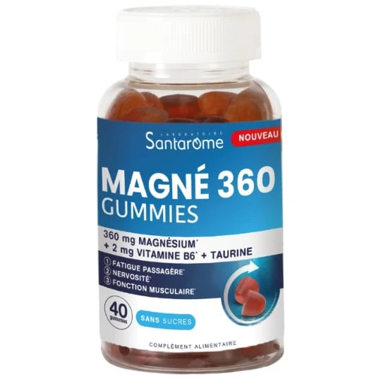 Complément Alimentaire Magné 360 Fatigue Passagère Nervosité et Fonction Musculaire