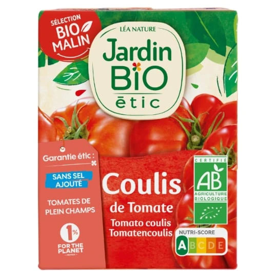 Coulis de tomate bio