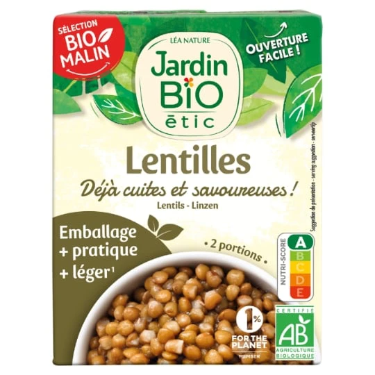Lentilles bio