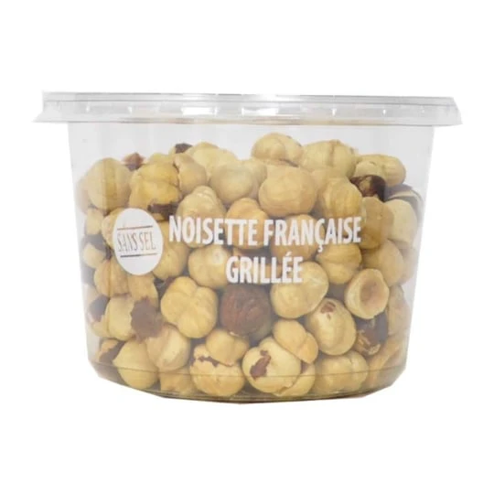 Noisettes grillées française sans sel