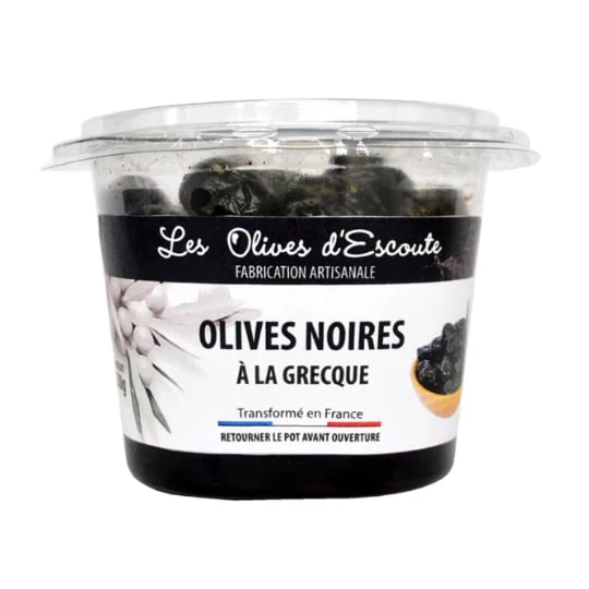 Olives noires à la Grecque