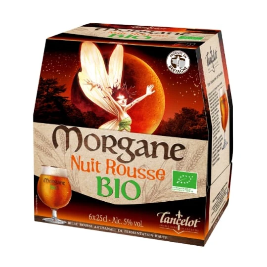 Bière Morgane Nuit Rousse Bio 5%