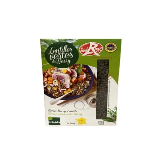 Lentilles Vertes Du Berry IGP Label Rouge