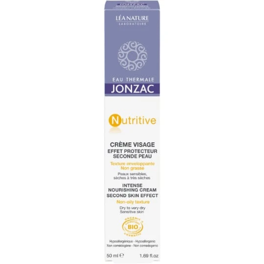 Crème Visage Femme Sèches à Très Sèches Nutritive Bio