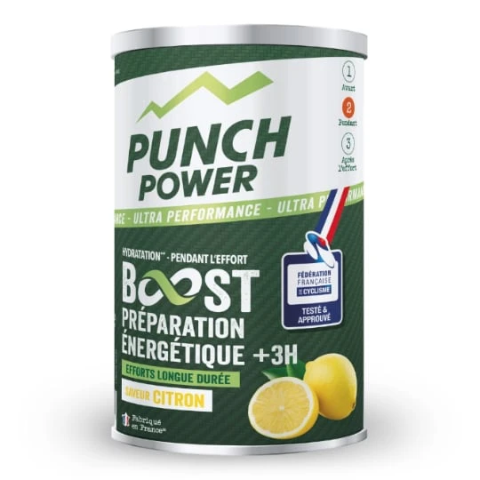 Boisson Energétique Boost +3h Saveur Citron