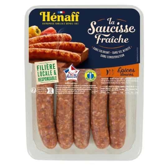 Saucisses fraîches épicés