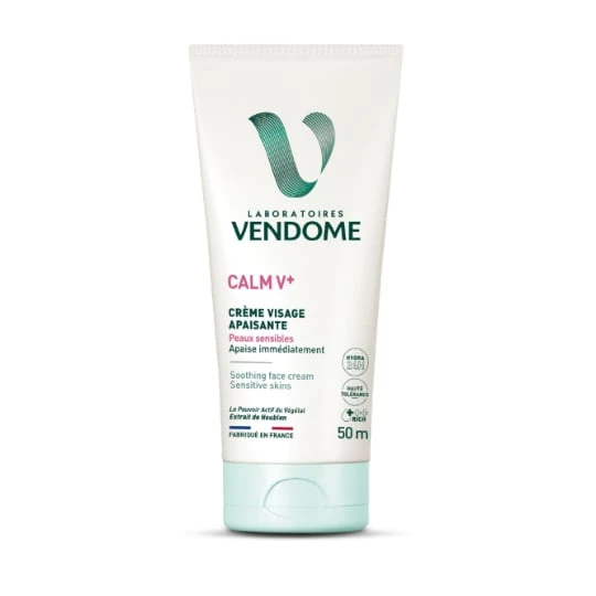 Crème Visage Calm V+ Crème Apaisante Peaux Sensibles