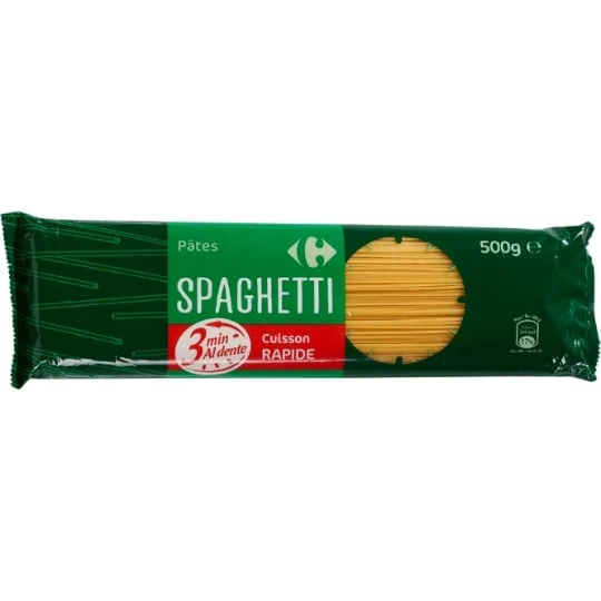 Pâtes spaghetti cuisson rapide