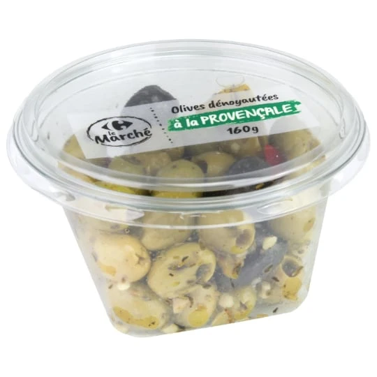 Olives dénoyautées à la provençale
