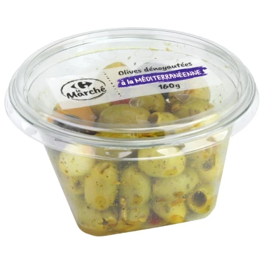 Olives Dénoyautées à la Méditerranéenne