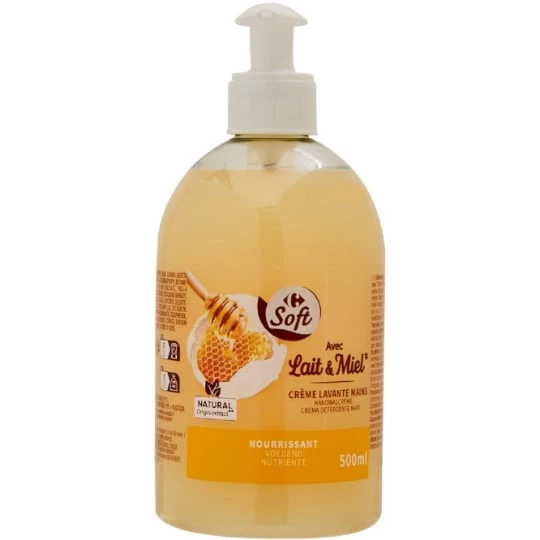 Crème lavante mains lait & miel