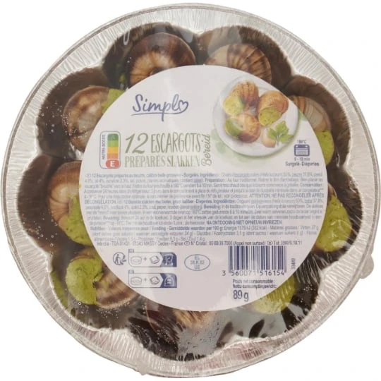 Escargots préparés