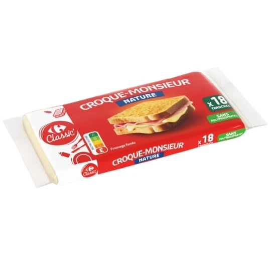Fromage nature croque-monsieur