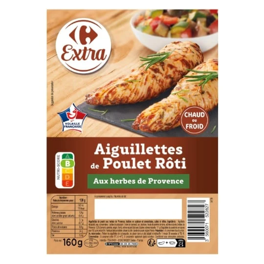 Aiguillettes de poulet herbes
