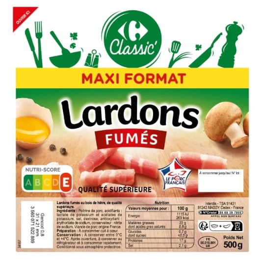 Lardons fumés
