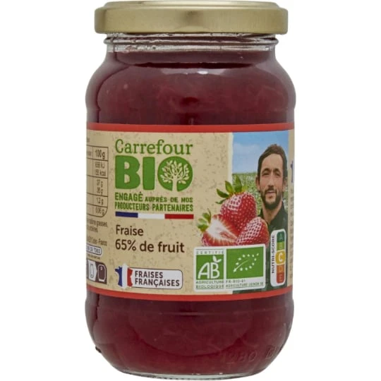 Confiture fraise Bio