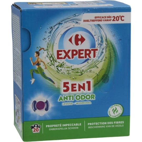 Lessive capsules 5en1 Anti-Odor