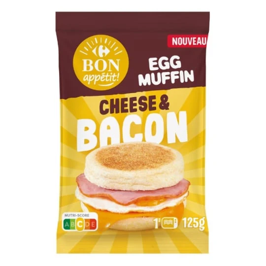 Egg muffins bacon