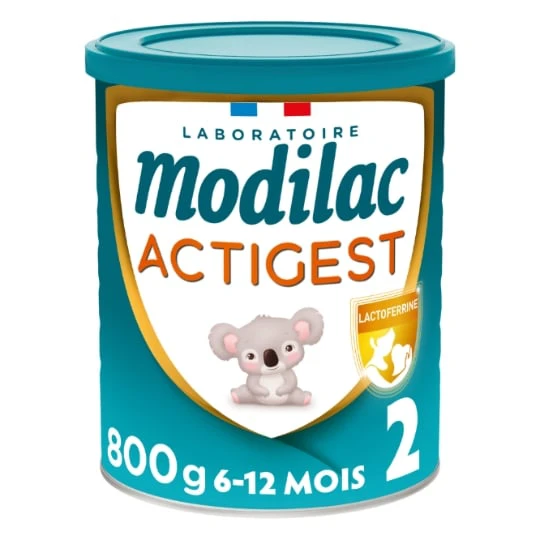 Lait bébé en poudre 2ème âge Dès 6 Mois Actigest