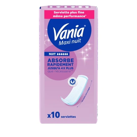 Serviettes Hygièniques Maxi Nuit